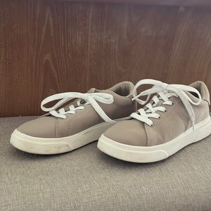 Tan color shoes